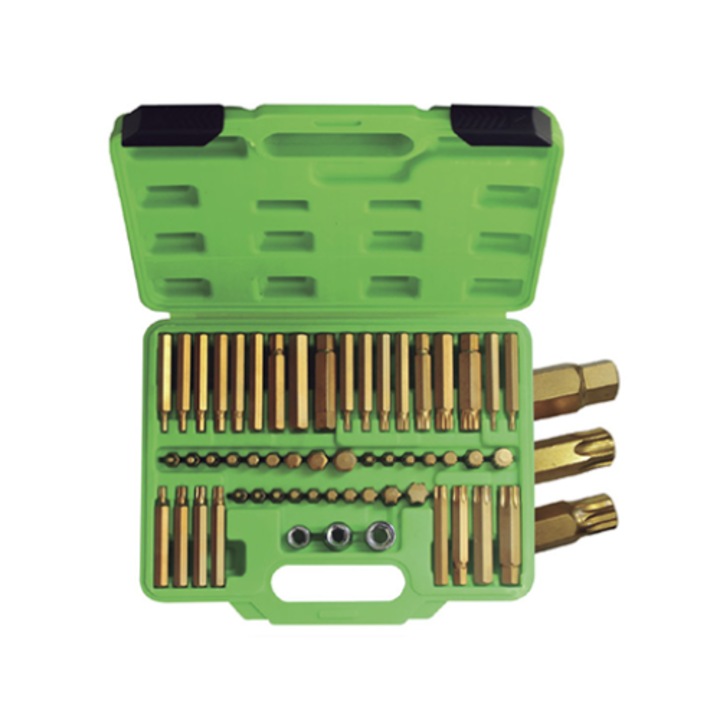 Trusa speciala 55 capete de surubelnita JBM HEAVY DUTY 94759, 3/8 inch x 10 mm, 1/2 inch x 10 mm, 1/2 inch x 14 mm