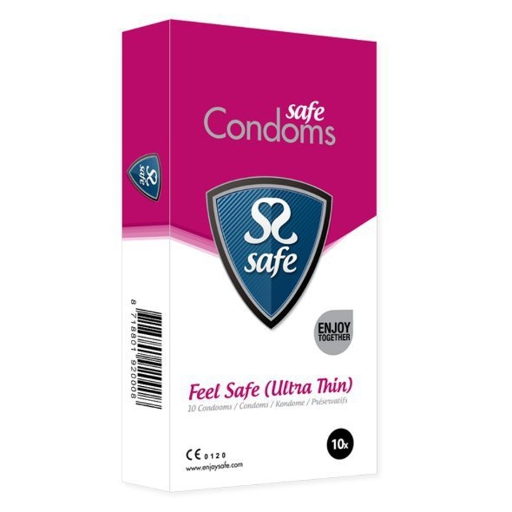 Презервативи Safe Ultra-Thin, 10 броя