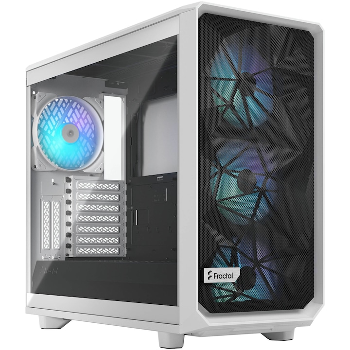 Компютърна кутия Fractal Design Meshify 2 RGB, Бял, Middle Tower