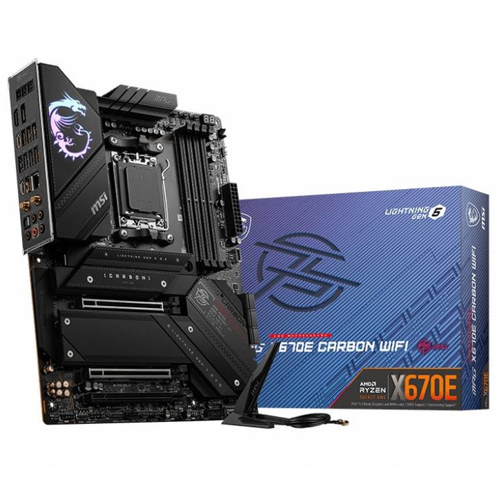 Дънна платка MSI MPG X670E CARBON WIFI, Socket AM5