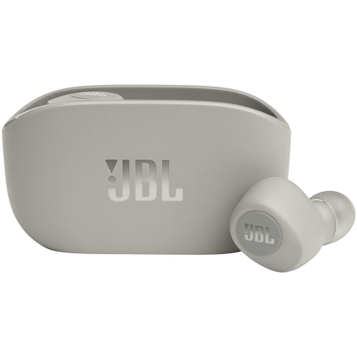 JBL Vibe 100TWS fülhallgató, csontszínű
