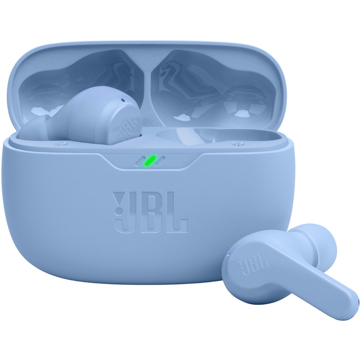 JBL Wave Beam Fülhallgató, Bluetooth, Vezeték nélküli, kék