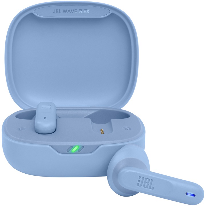 JBL Wave Flex Fülhallgató, Bluetooth, Vezeték nélküli, kék