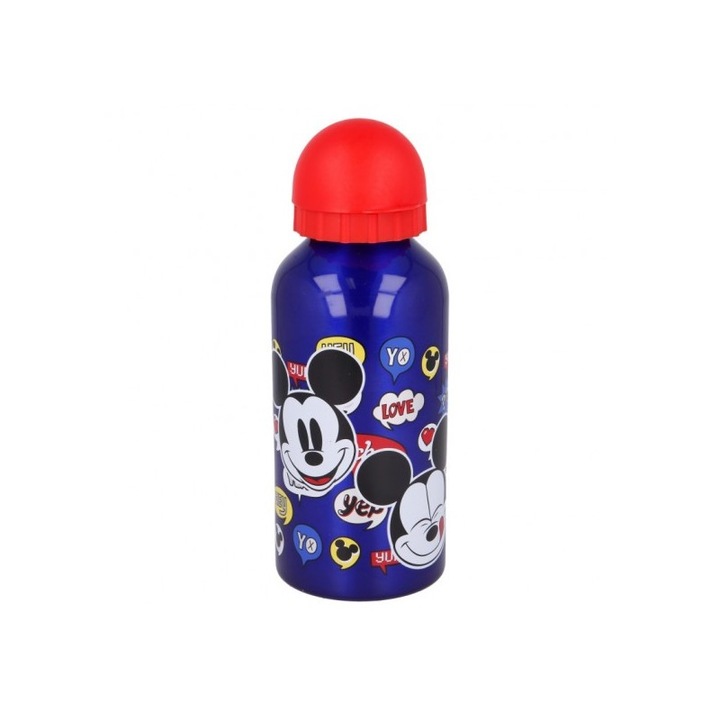 Бутилка, MICKEY, алуминиева, 400 мл