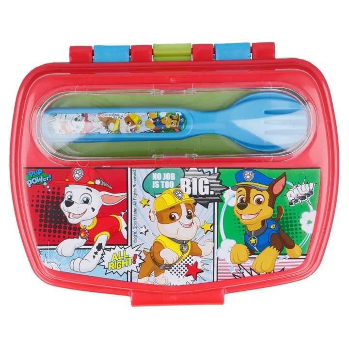 Kомплект за храна, Stor, Paw Patrol, Кутия за храна, С прибори