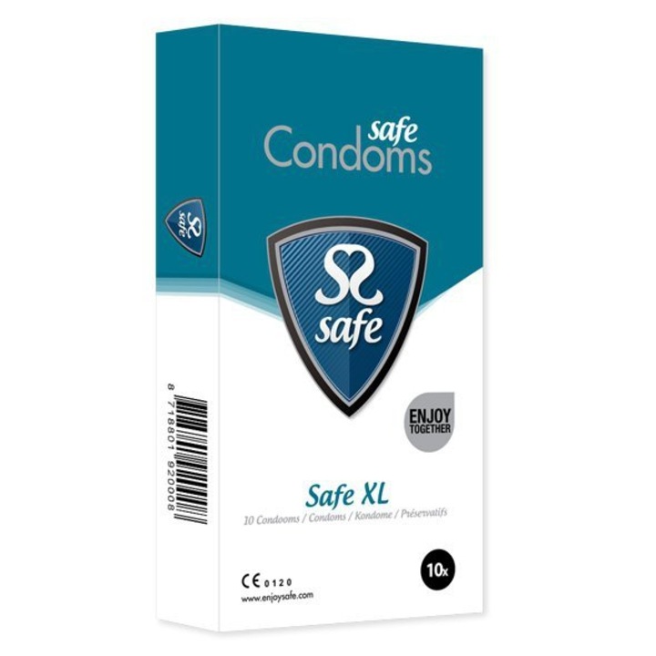 Презервативи safe, XL, 10 бр.