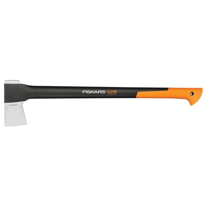 Fiskars X21 L fejsze, hasításhoz, szénacél penge, szálerősítésű poliamid farok, 2100 g