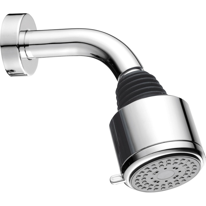 Cap de dus Ferro NPG01, 2 functii, Cu brat, 75 mm, Crom