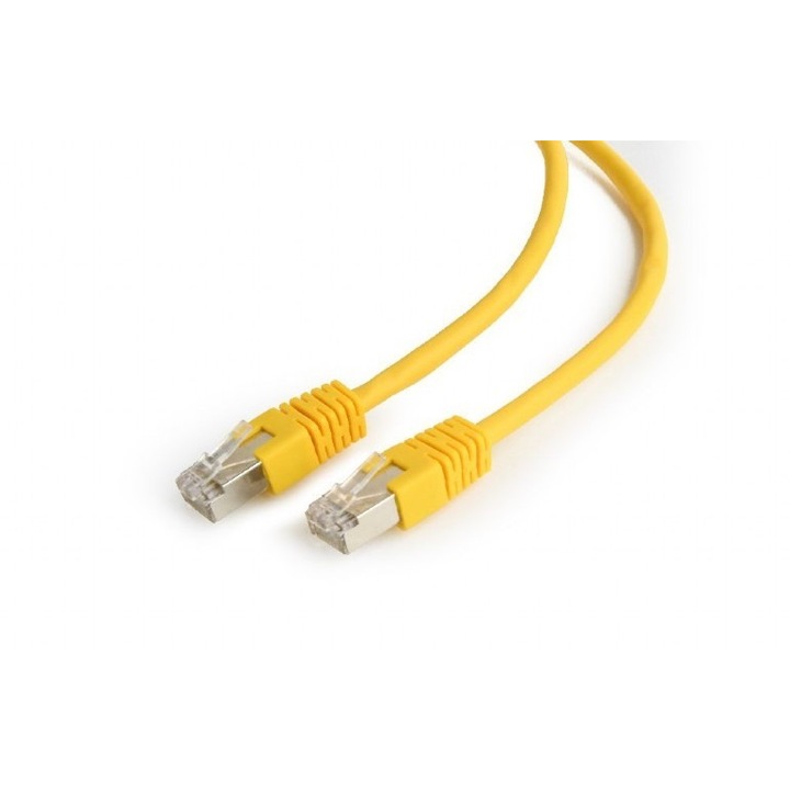 UTP Spacer Cat5e kábel, réz-alumínium, 20 m, sárga, AWG26, SP-PT-CAT5-20M-YCa