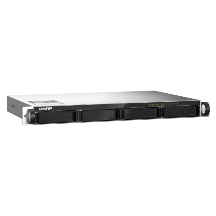 4-bay 1U short-depth 12" NAS, Marvell Octeon TX2 CN9130 / CN9131 64-bit quad-cor (TS-435XeU-4G)