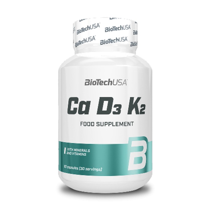 Ca-D3-K2 Biotech USA, 90 капсули