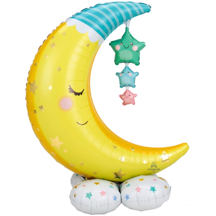 Фолиев балон AirLoonz, Amscanm 139 см, Многоцветен