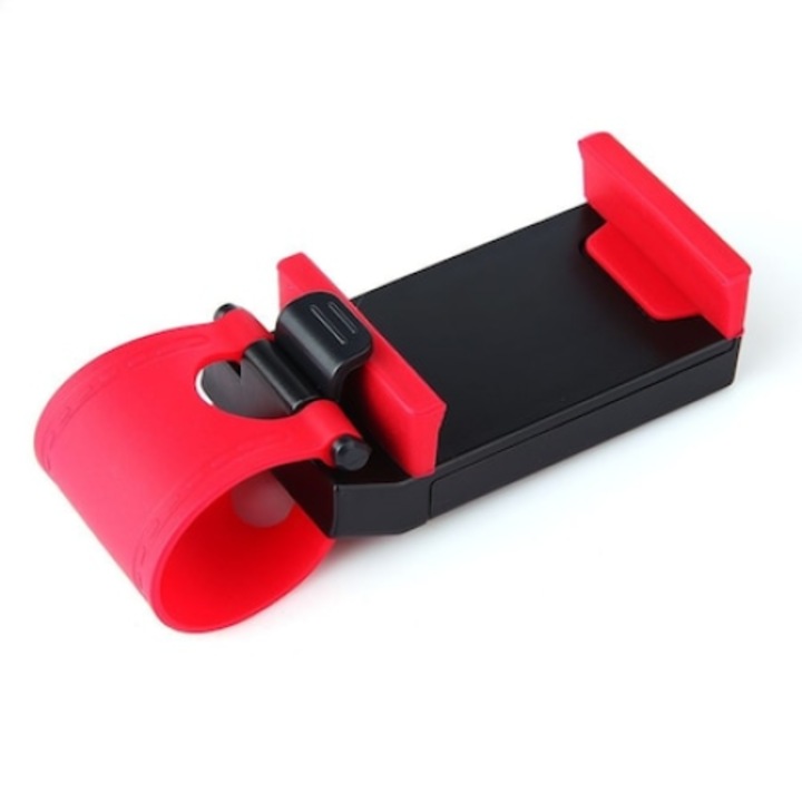 Стойка за телефон FOXMAG24, монтирана на волана, изработена от силикон