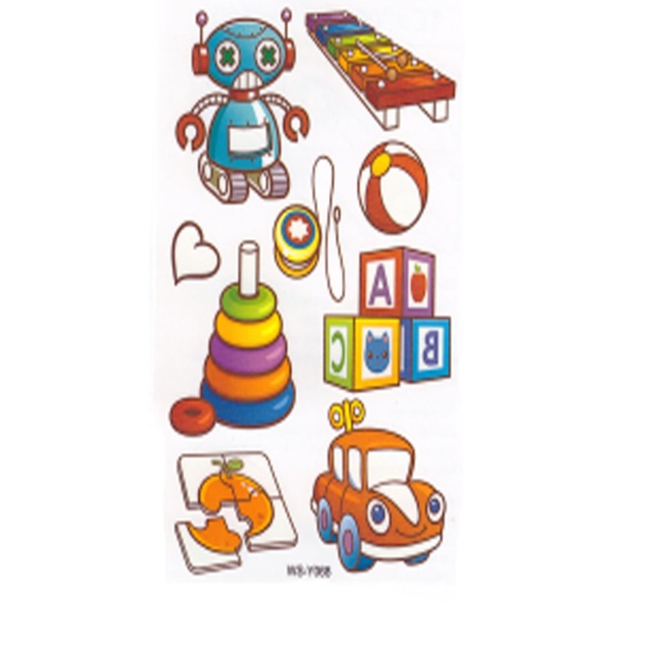 Set Stickere fosforescent, model toys