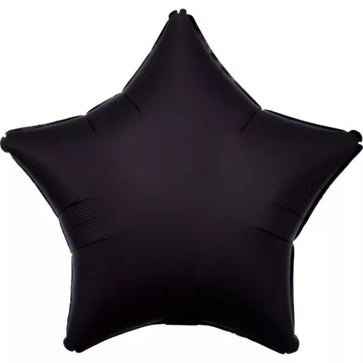 Балон от фолио Silk Black star 48 см