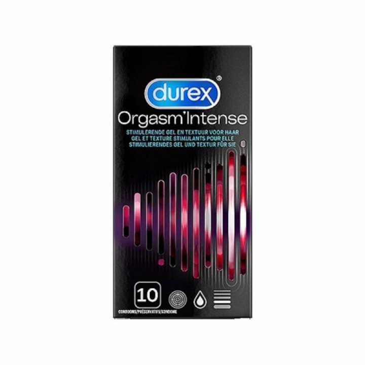Презервативи Durex Intense Orgasmic, 10 бр.