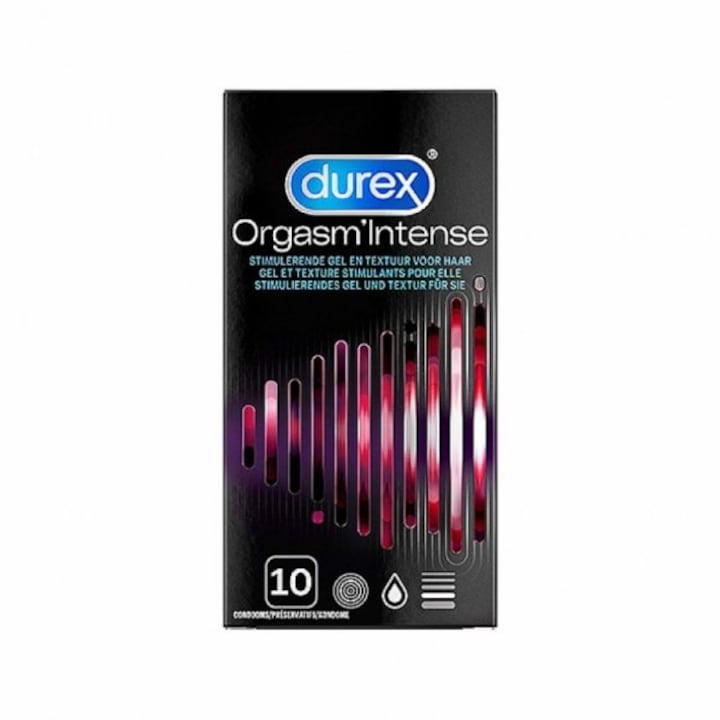 Презервативи Durex Intense Orgasmic, 10 бр.