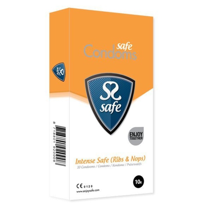 Презервативи Safe Intense, 10 бр.