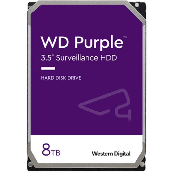 Твърд диск 8TB - Western Digital PURPLE WD80PURX