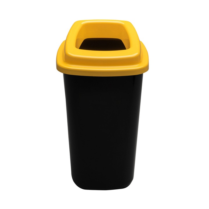 Plafor Сортира селективен събирач на отпадъци, кошче 28L жълто/черно