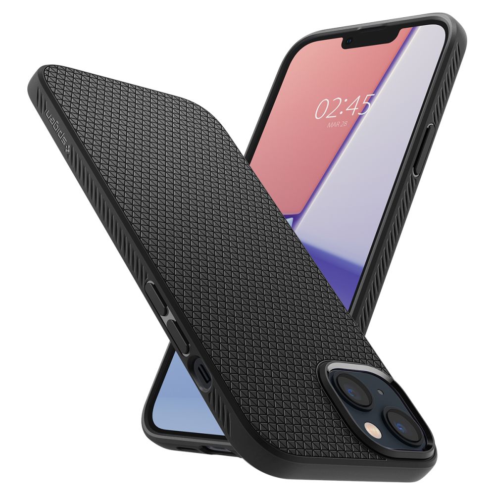 Husa Compatibila cu iPhone 14 - Spigen Liquid Air Matte Negru