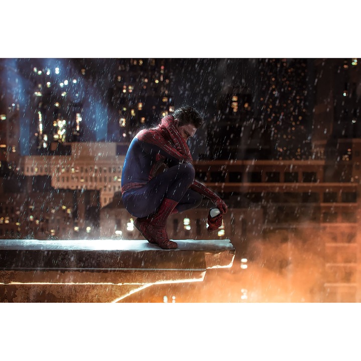 Poster Spiderman Sitting Mask Off, 61x90cm, poster1821