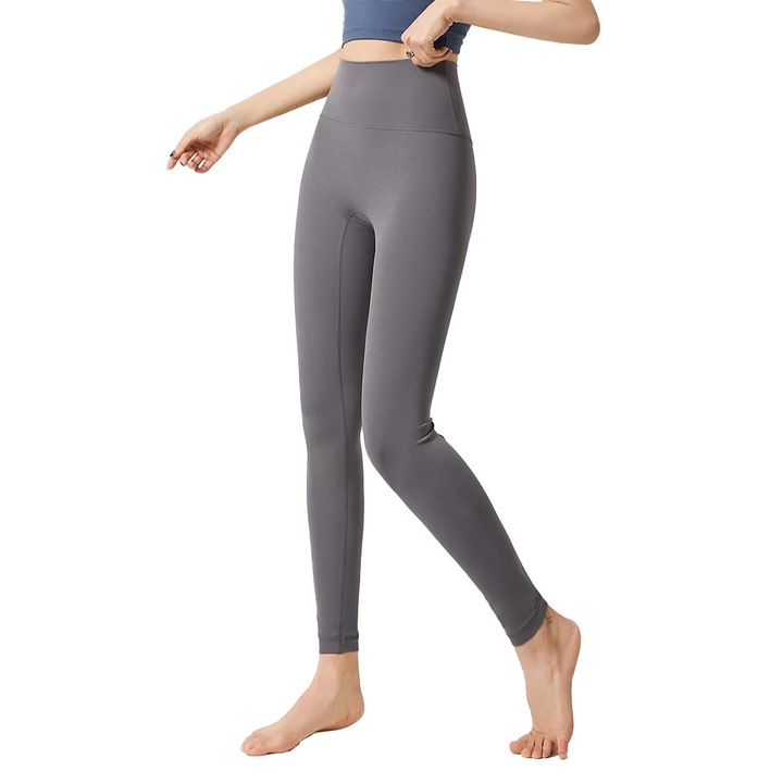 Colanti WNY Sport cu talie inalta modelatori si efect de push up WCLNT1688, Gri