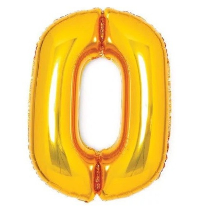 Златен, Златен номер 0 фолиев балон 66см