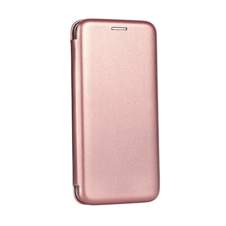 Защитен калъф тип книга за Samsung Galaxy A03 Core, държач за карти, функция за стойка и магнитно затваряне, Proficient Protection, розов