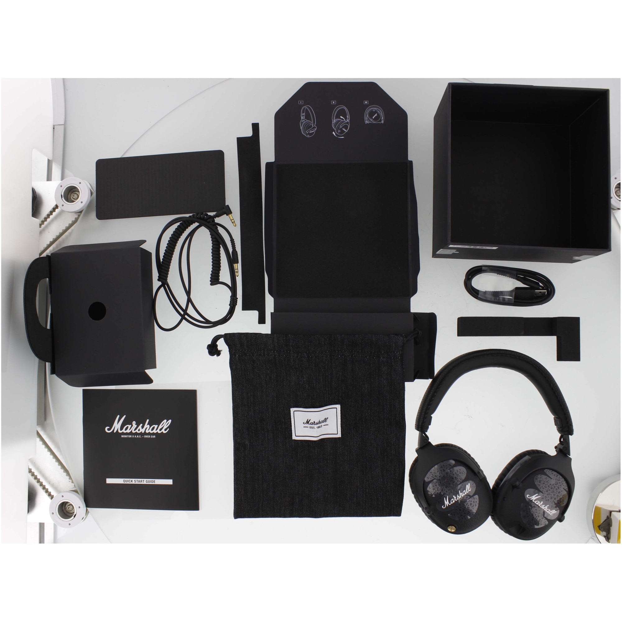 Marshall Monitor Bluetooth 新品未開封 Casti Marshall Monitor II Bluetooth A.N.C. Over-Ear, negru - eMAG.ro