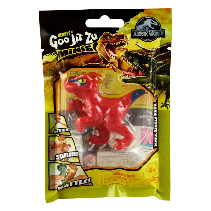 Мини фигурка Goo Jit Zu Jurassic World, Пиро 6 см, 41311-41305