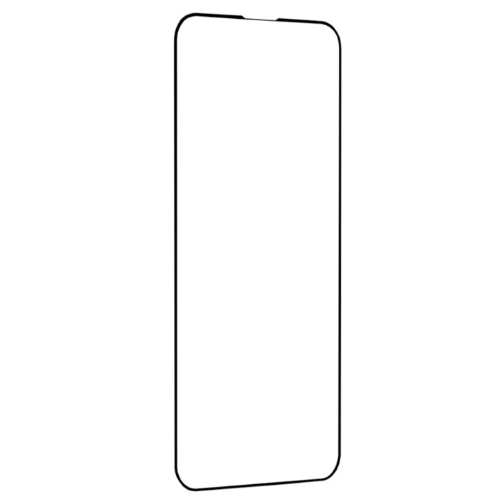 Фолио за екран за Apple iPhone 14 Plus, Crystal Clean Secure Glass, пълна защита, пълно лепило, абсорбция на удари, черно