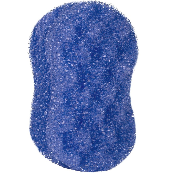 Гъба за баня, Синя, 14x7 см