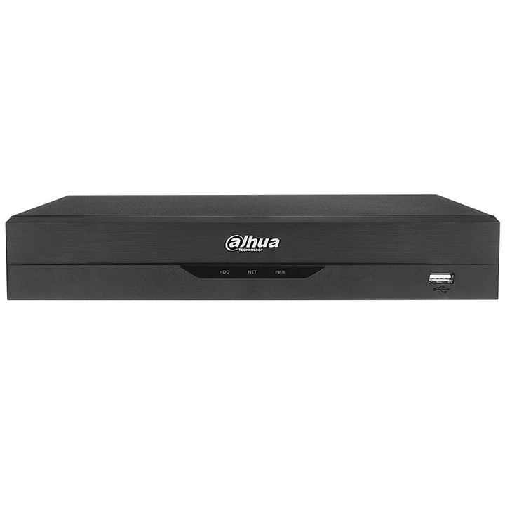 NVR 4 canale AI WizSense, 12MP, 80Mbps, Smart H265+, Dahua NVR2104HS-I
