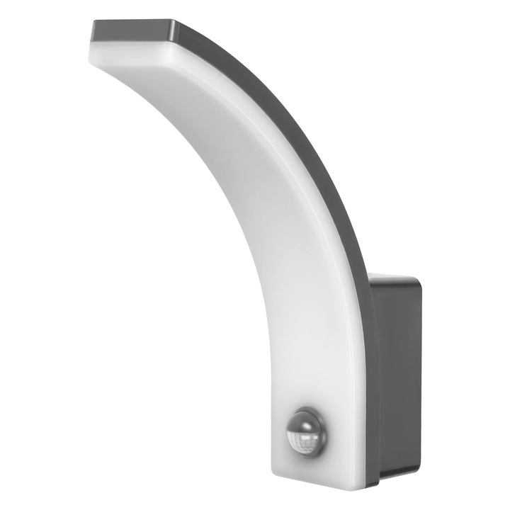 ADVITI Frenit AD-OP-6204GLPMR4 kerti lámpa, 20W, SMD LED, 2300lm, IP65, 4000K, mozgás- és alkonyérzékelő, dimmer, szürke