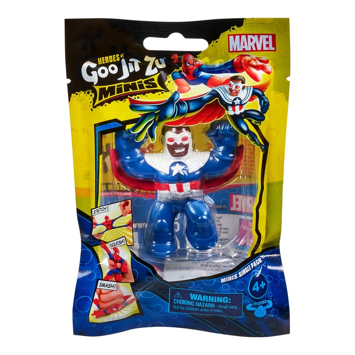 Figura Goo Jit Zu Minis S5 Marvel Catpain America – Sam Wilson 41380-41400