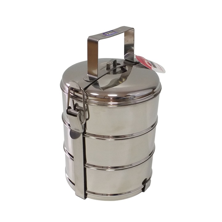 Sufertas cu 3 nivele, din inox, 16 cm