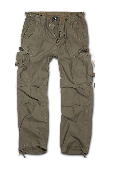 M65 Brandit Vintage nadrág, Olívazöld