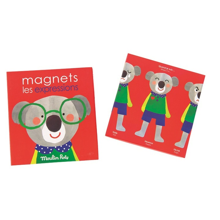 Joc magnetic, Moulin Roty, Carton, 3 ani+, Multicolor