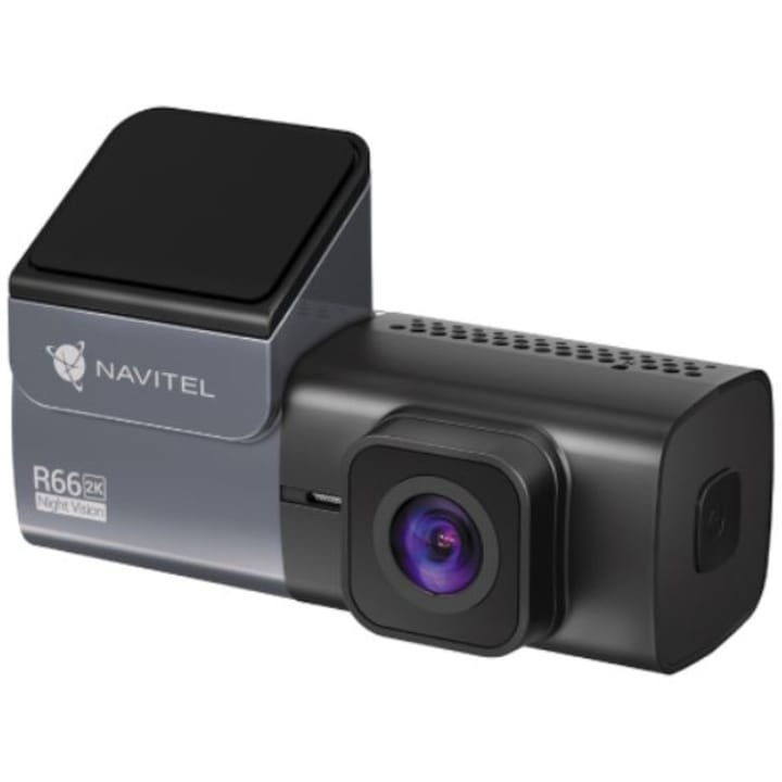 Видеорегистратор DVR NAVITEL R66 2K, Резолюция 2560×1440P, Night Vision, Въртяща се на 360° леща, Цикличен запис на microSD, Wi-Fi връзка, Приложение iOS/Android, Video sharing