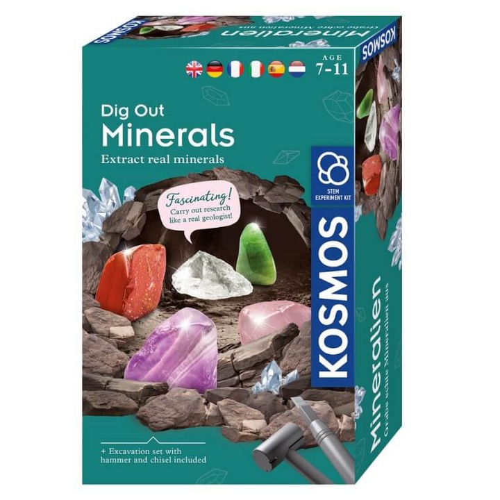 Образователна игра Kosmos STEM - Добив на минерали, Английски език