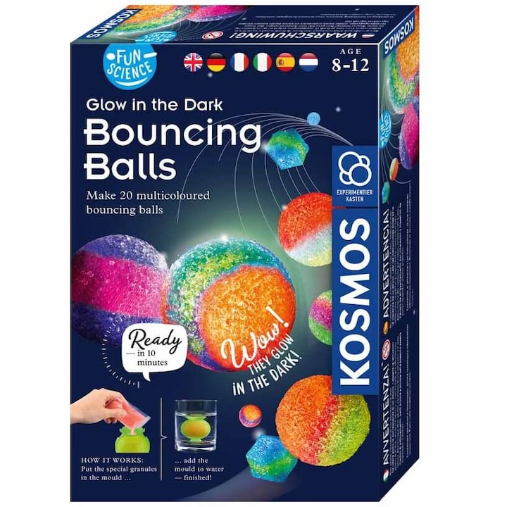 Joc educativ Kosmos STEM - Mingi fosforescente