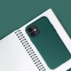 Husa Safe Flex compatibila cu iPhone 11, Comando Fonix, Design Slim flexibil, Interior captusit cu microfibra, Anti shock, Silicon moale, Textura cu finisaj mat/fin, Antiaderent, Verde inchis