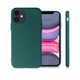 Husa Safe Flex compatibila cu iPhone 11, Comando Fonix, Design Slim flexibil, Interior captusit cu microfibra, Anti shock, Silicon moale, Textura cu finisaj mat/fin, Antiaderent, Verde inchis