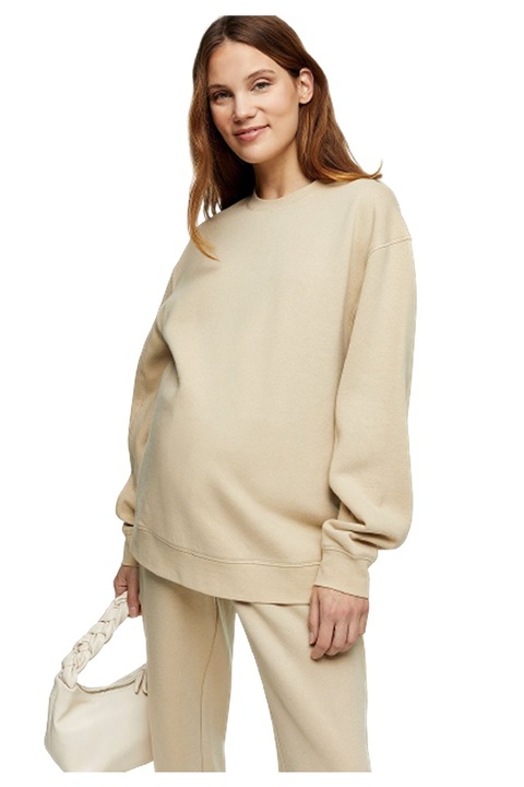 Bluza Maternity oversized, Bej, 40-42