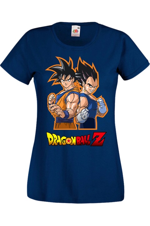 Női póló Anime Manga Comics Japan Animation Dragon Ball Z Goku Roshi Krillin Vegeta Master Roshi Dragon Ball Z 01, Tengerészkék
