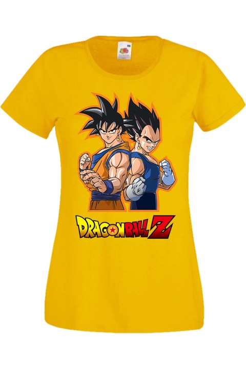 Női póló Anime Manga Comics Japan Animation Dragon Ball Z Goku Roshi Krillin Vegeta Master Roshi Dragon Ball Z 01, Sárga