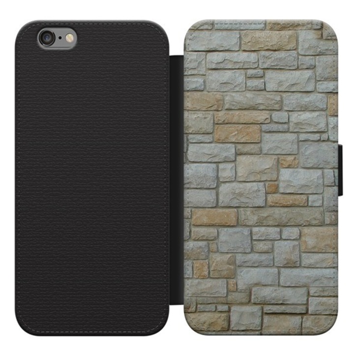 Цветен модел на каменна стена iPhone 7 Plus отваряем флип калъф флип калъф калъф за телефон 2