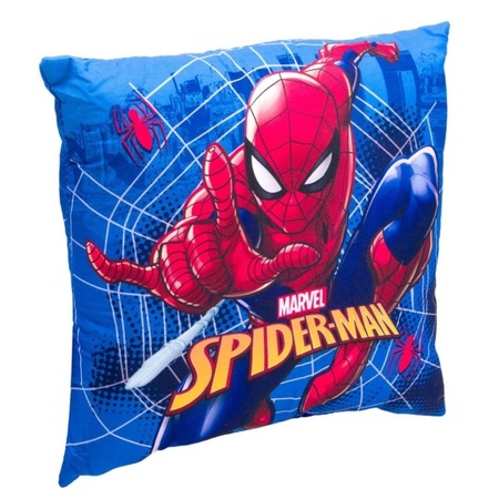 Възглавница за деца, Marvel Spider-Man, 3D, 30 х 30 см - eMAG.bg