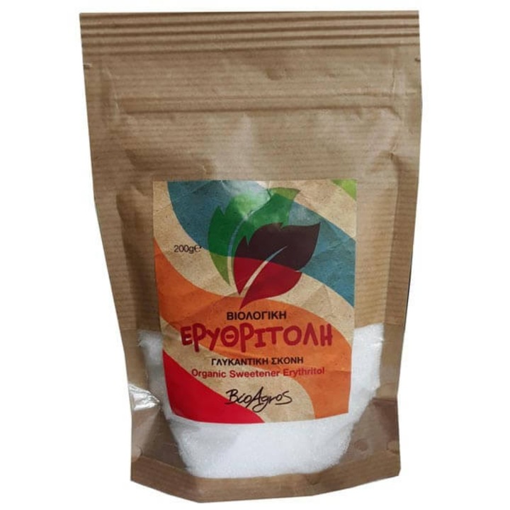 Indulcitor din eritritol, BioAgros, Bio, 200 g